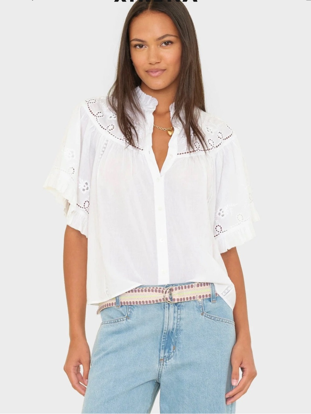 NWT Xirena Mae shirt in white size XS